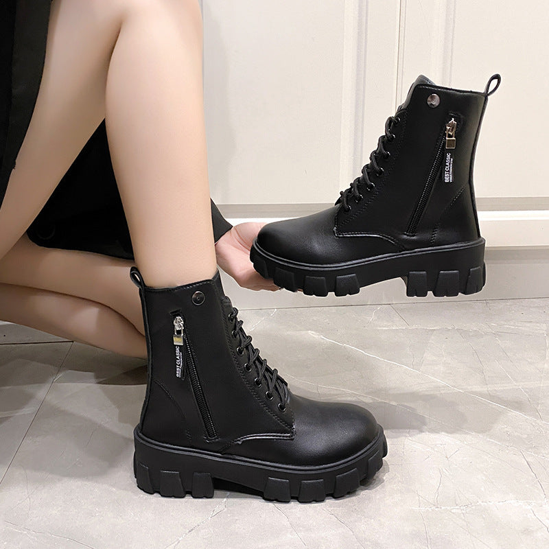 Women's High-Heel Mid-Calf Boots