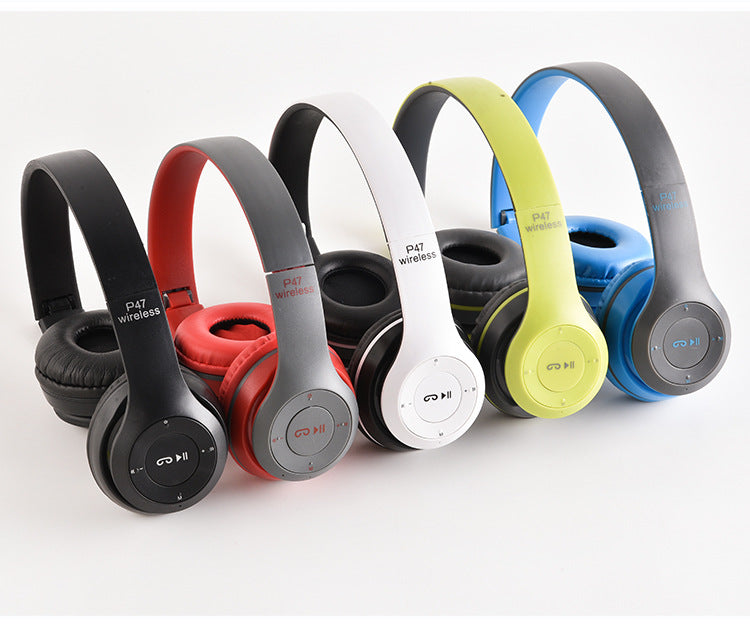 P47 Foldable Wireless Bluetooth Headphones