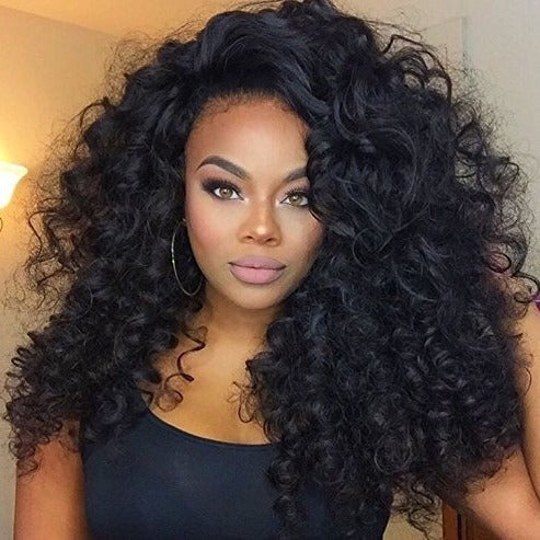 Short Curly Synthetic Lace Front Wig