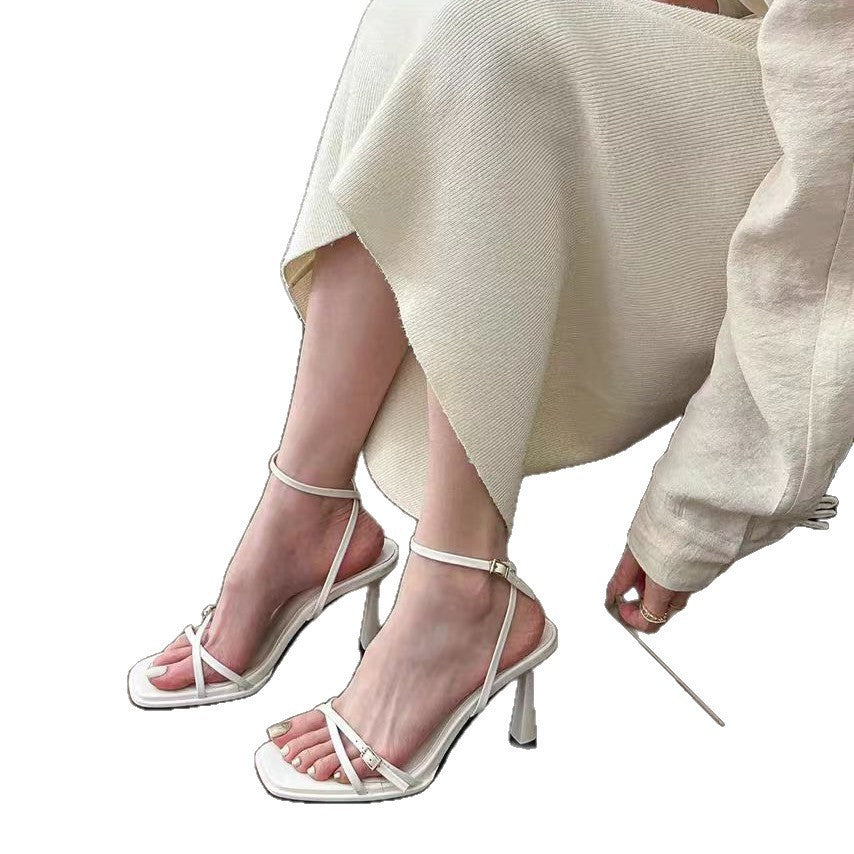 Women's Minimal Strap Heel Sandals