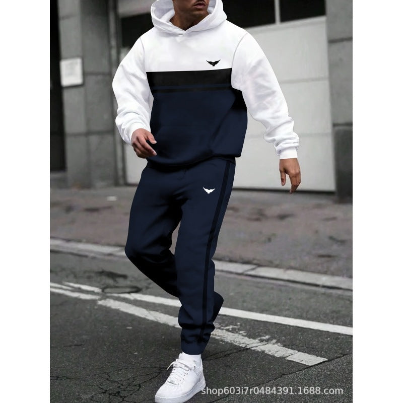 Men's Graphic Hoodie and Joggers Set