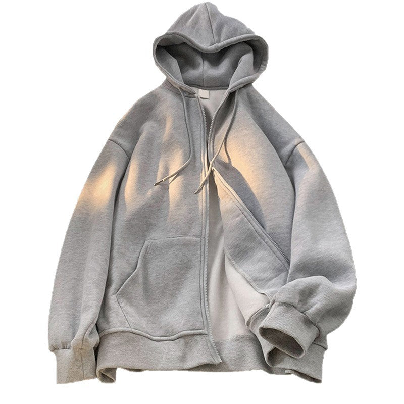 Men's Classic Zip-Up Hoodie with Lining Options