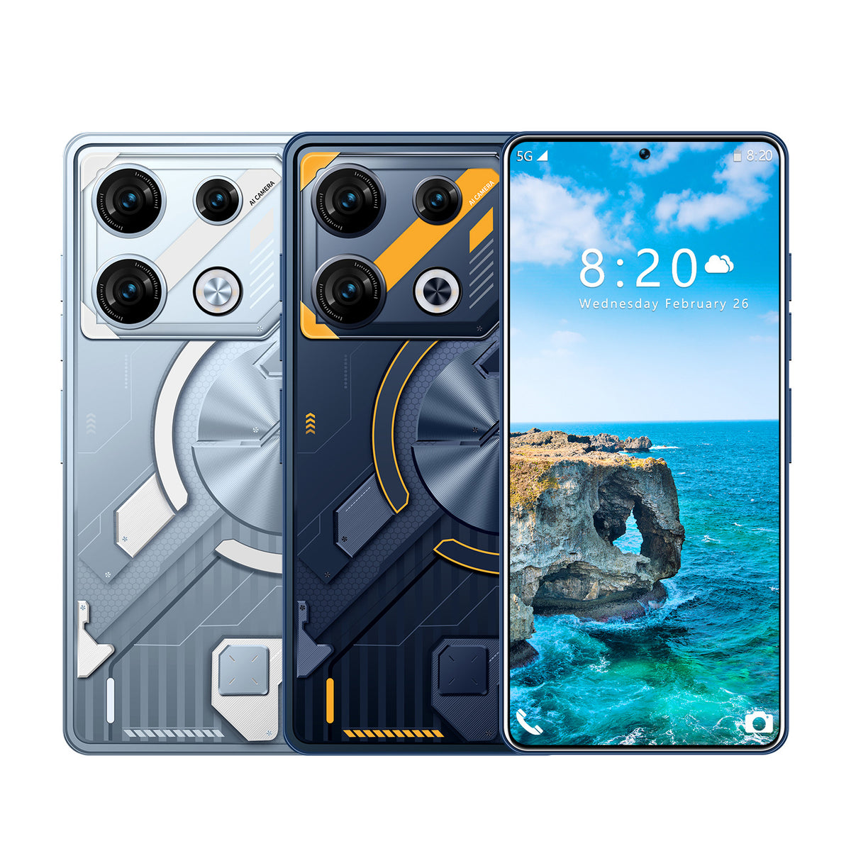 GT10 Pro 7.3-Inch Android Smartphone – Colour Options