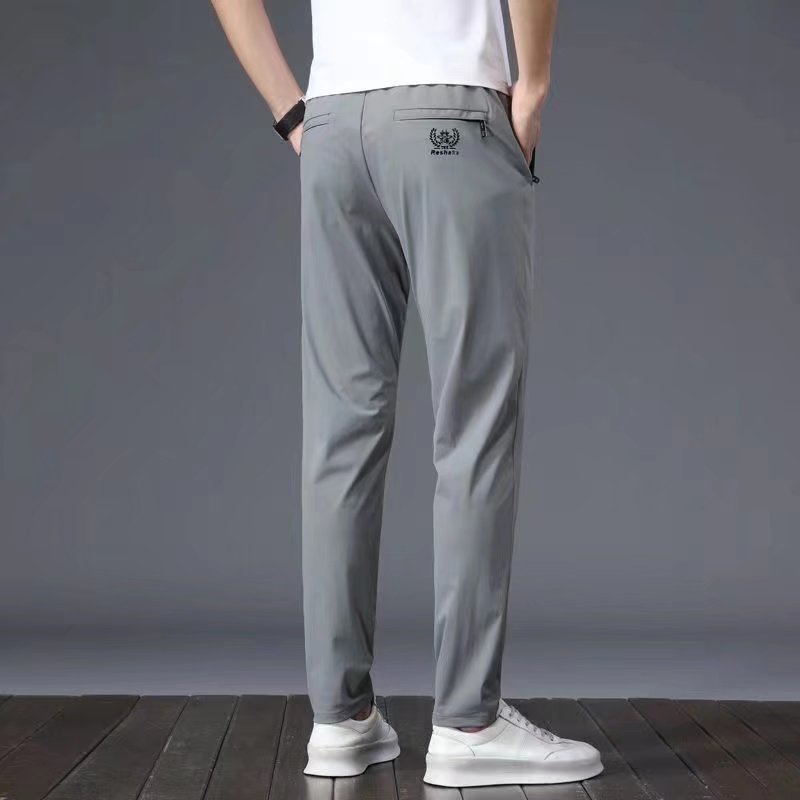 Men's Relaxed Straight-Leg Casual Pants