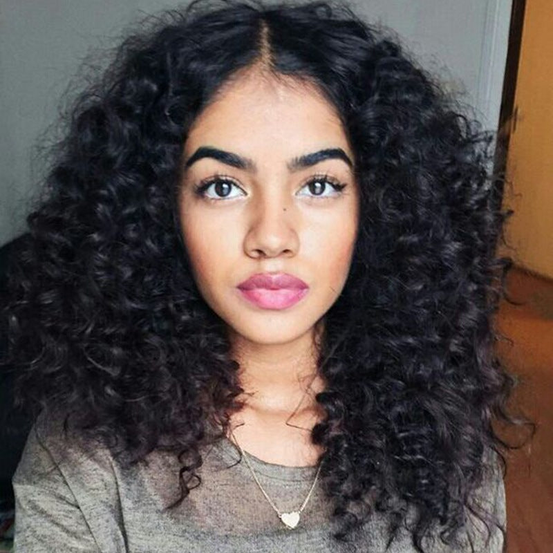 Short Curly Synthetic Lace Front Wig