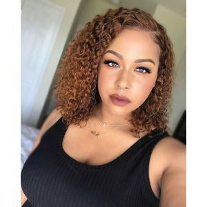Short Curly Wig with Voluminous Texture