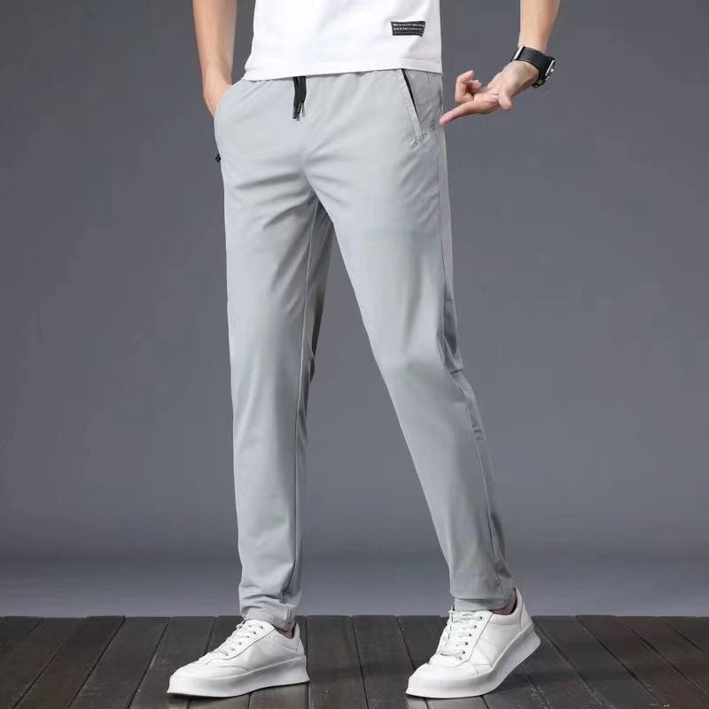 Men's Relaxed Straight-Leg Casual Pants