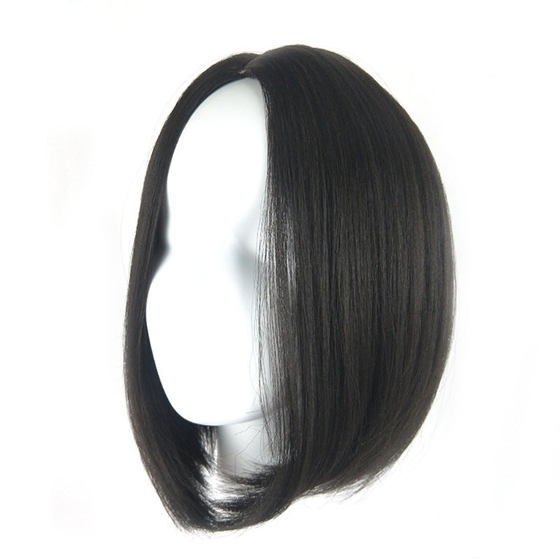 Wavy Synthetic Bob Wig with Face-Framing Fringe