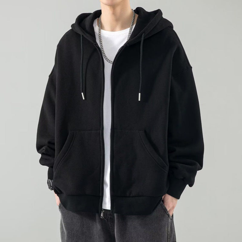 Men's Classic Zip-Up Hoodie with Lining Options