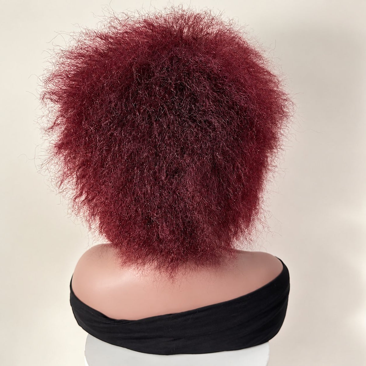 Perruque afro synthétique courte et frisée