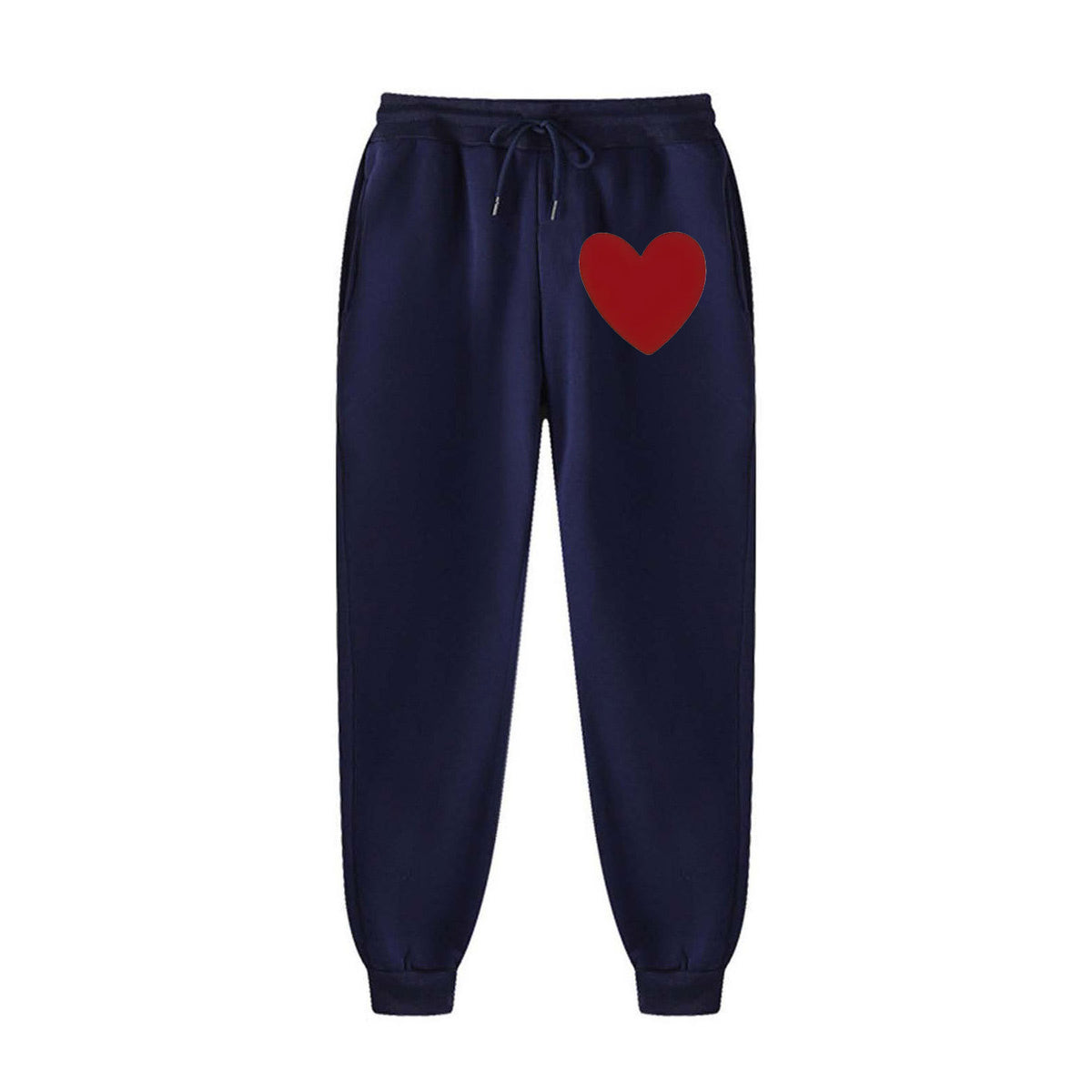 Women's Heart-Print Hoodie and Pants Set