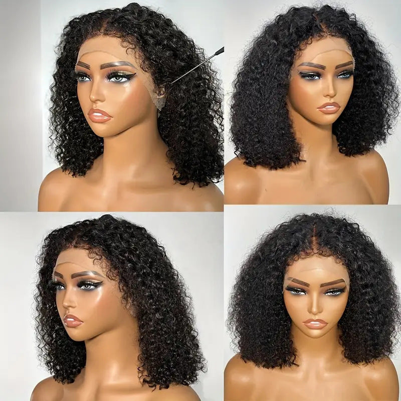 Short Curly Wig with Voluminous Texture