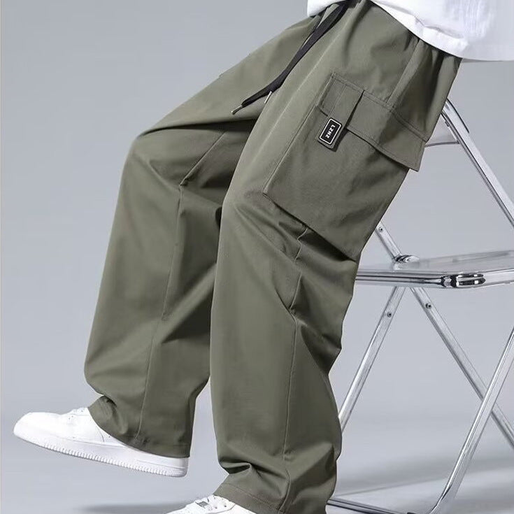 Men's Drawstring Utility Cargo Pants
