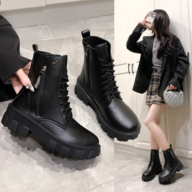 Women's High-Heel Mid-Calf Boots