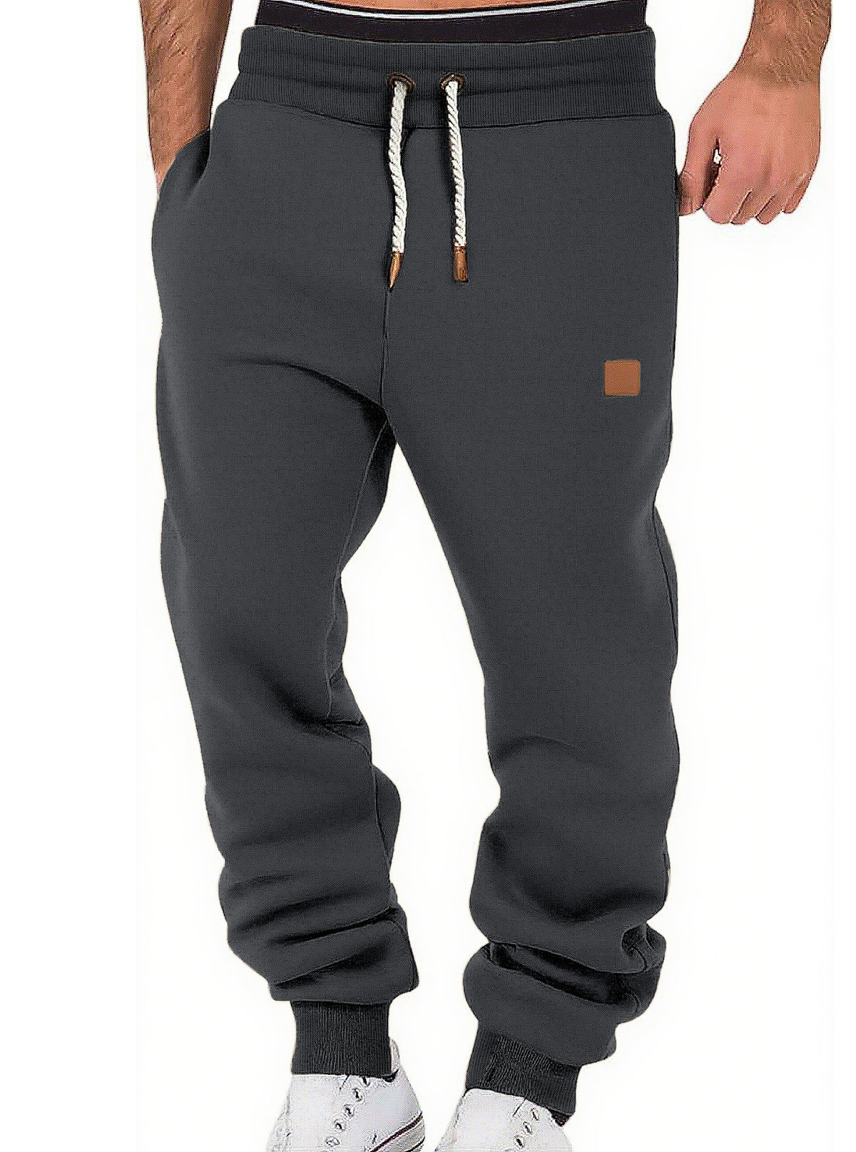 Men's Solid Colour Relaxed Sweatpants