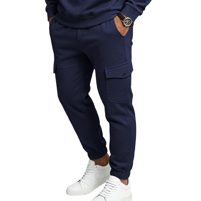 Men's Fleece-Lined Cargo Sweatpants