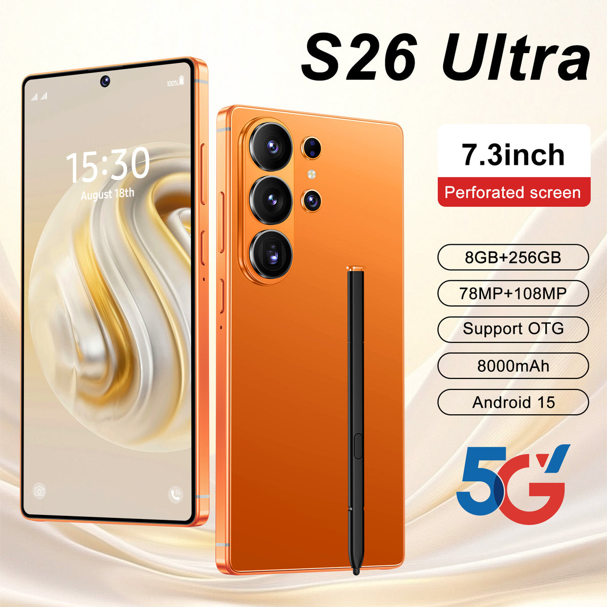 S26 Ultra Android Smartphone – 7 Colour Options