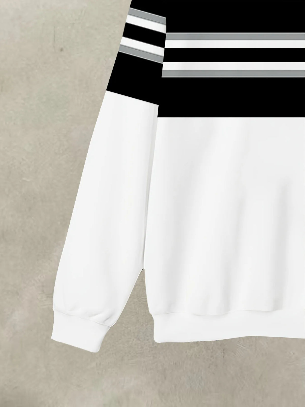 Men's Striped Sweatshirt & Pants Set