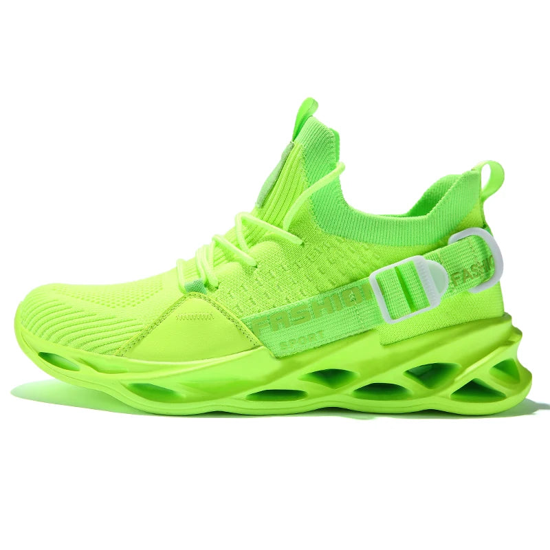 Unisex Thick-Sole Mesh Sneakers