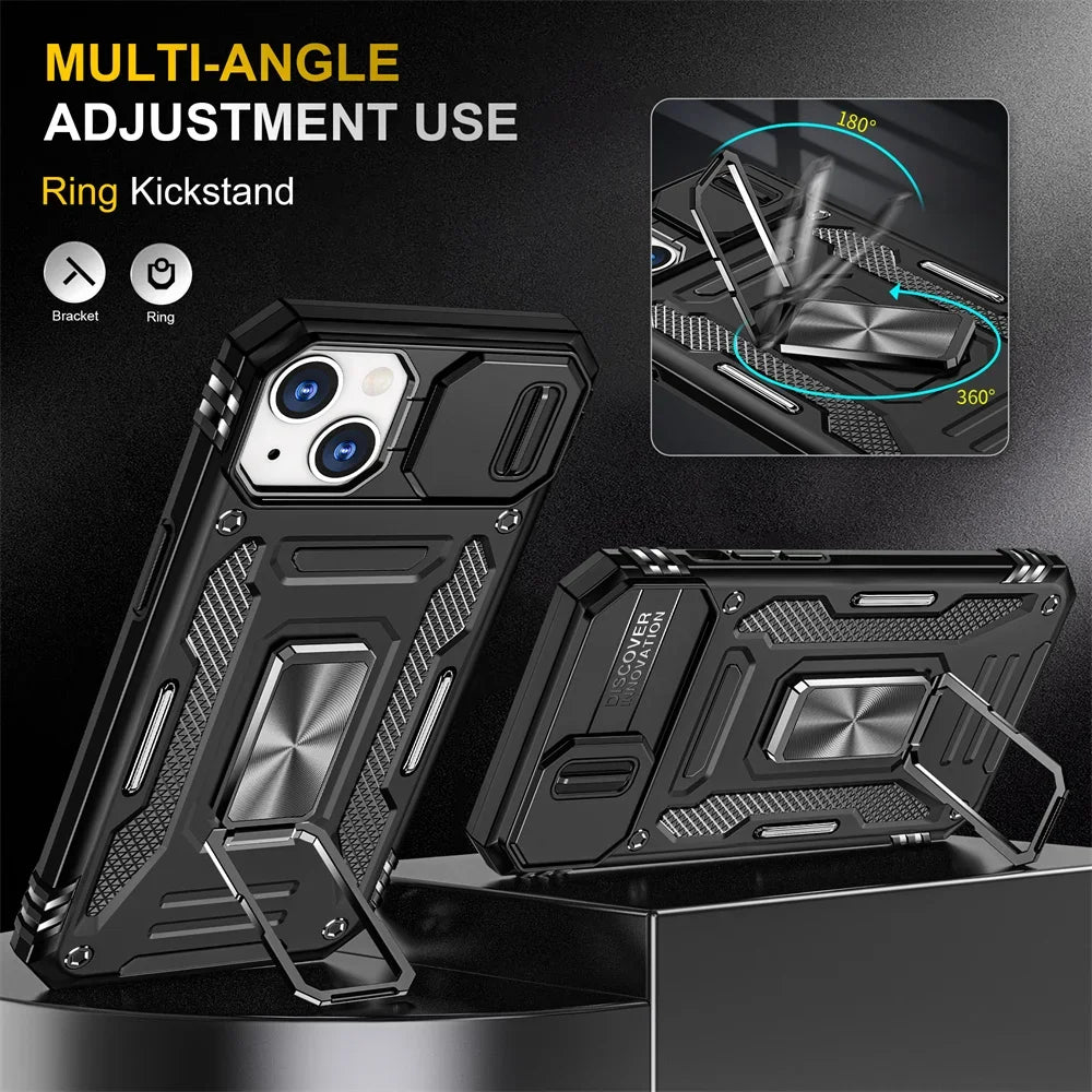 Ring Stand Phone Case for iPhone 13, iPhone 13 Pro, iPhone 12 Pro Max, iPhone 12 Pro, iPhone 12, iPhone 11 Pro Max, iPhone 11 Pro, iPhone 11, iPhone 15 Pro Max, iPhone 15 Plus, iPhone 15 Pro, iPhone 15, iPhone 14 Pro Max & More Models