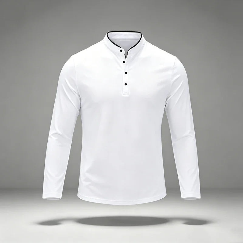 Men's Long-Sleeve Polo Shirt