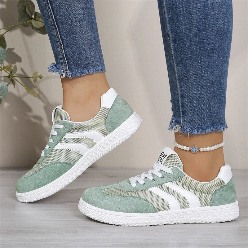 Women's Air Mesh Lace-Up Sneakers