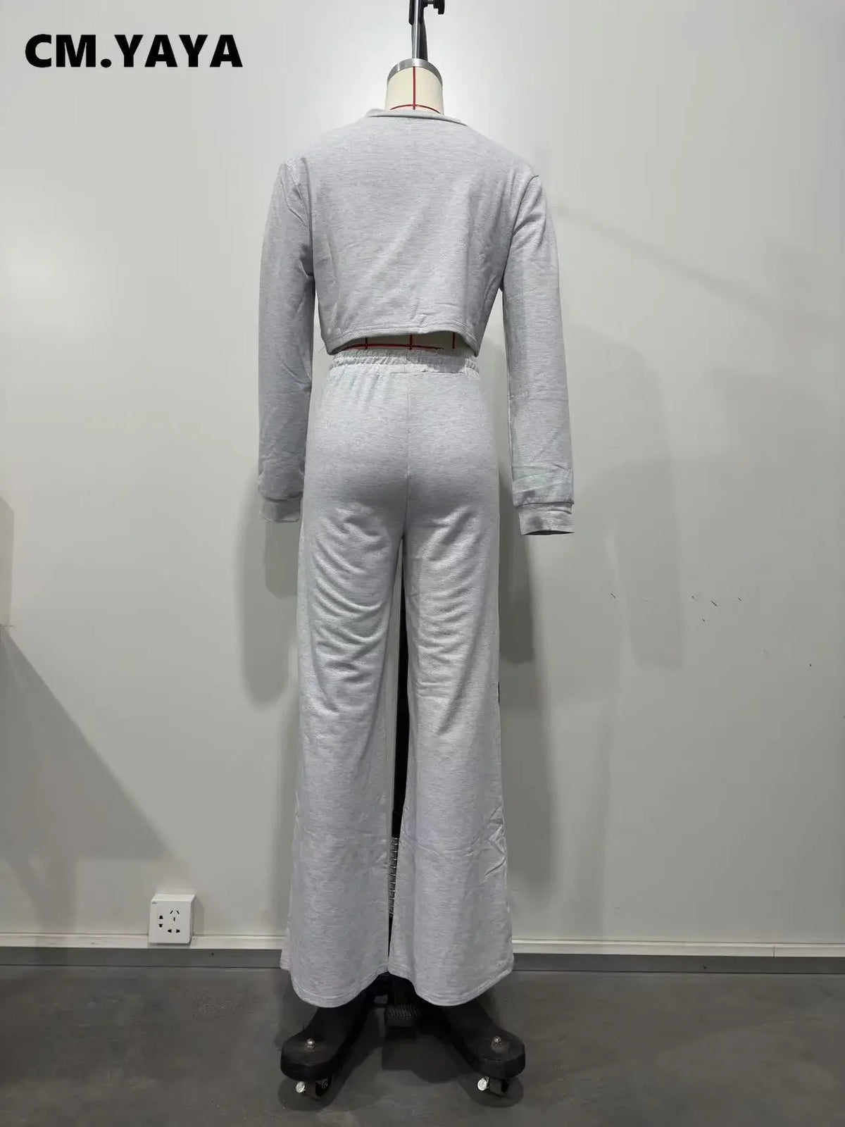 Women's Striped Sweatshirt & Sweatpants Set