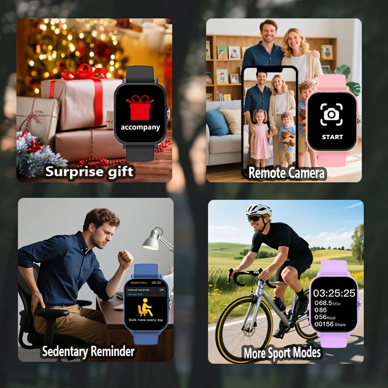 1.83-Inch Smartwatch with Message Alerts