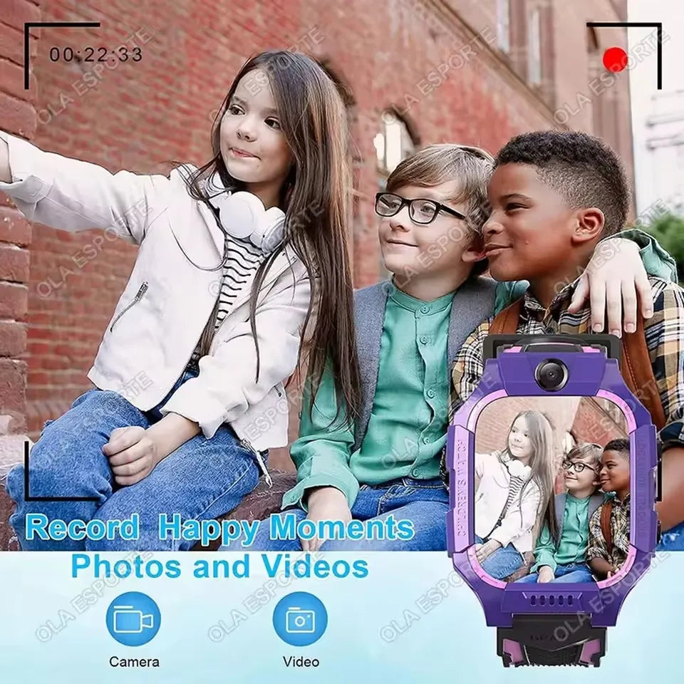 Children's 1.44-Inch Calling Smartwatch with Flashlight