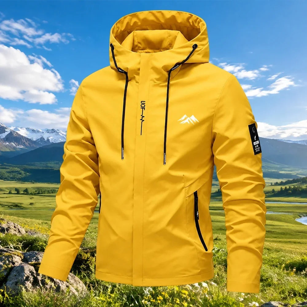 Men's Hooded Zip-Up Jacket