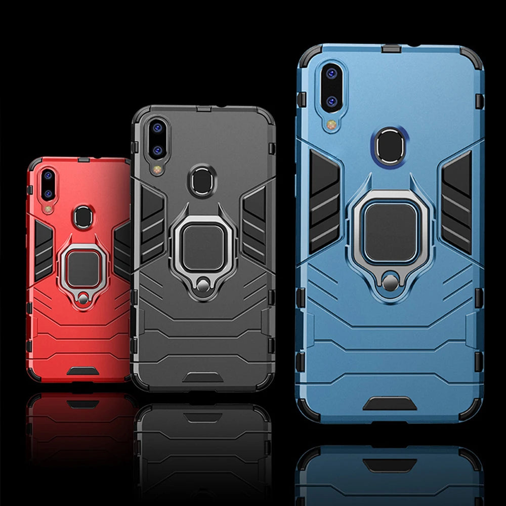 Ring Stand Phone Case for Samsung Galaxy A20, A40, A30
