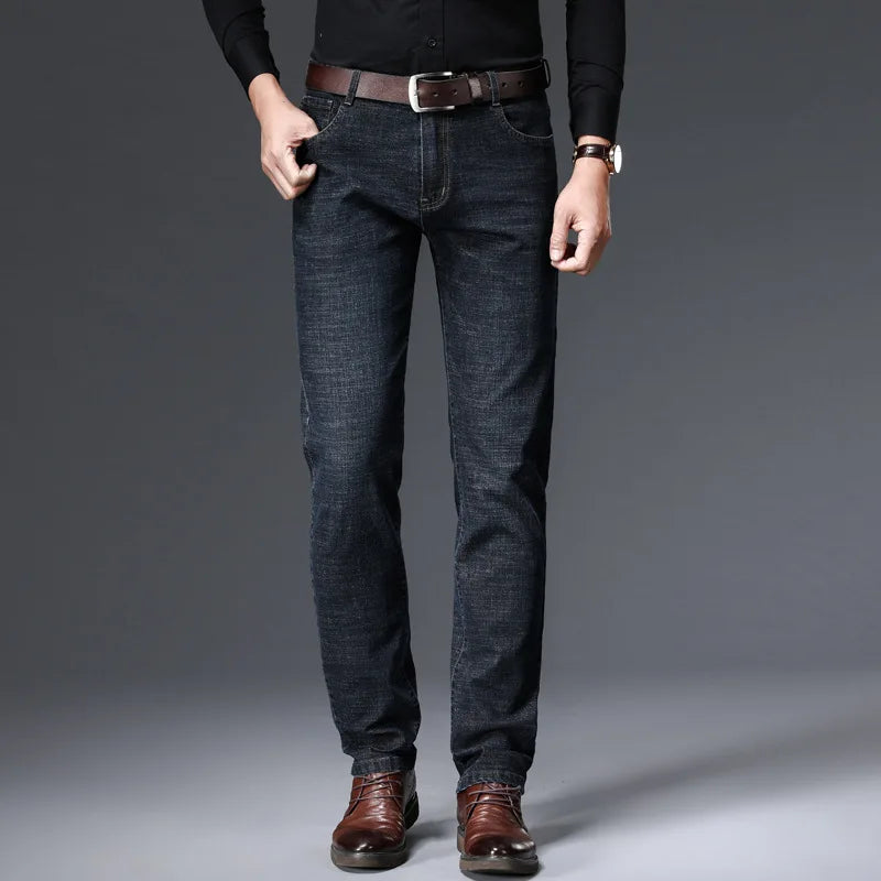 Men's Slim Fit Stretch Denim Jeans - Lightweight — product view