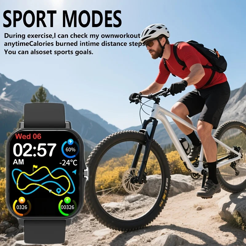 1.83-Inch Smartwatch with Message Alerts