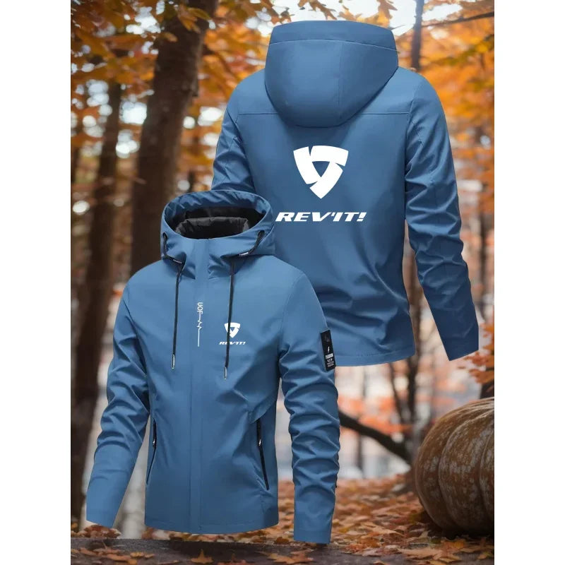 Men's Hooded Zip-Up Jacket