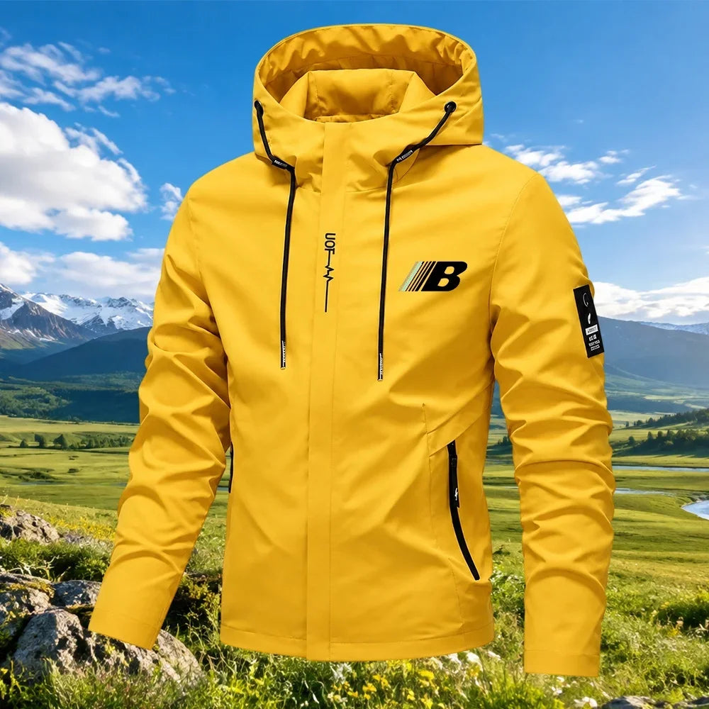 Men's Hooded Zip-Up Jacket