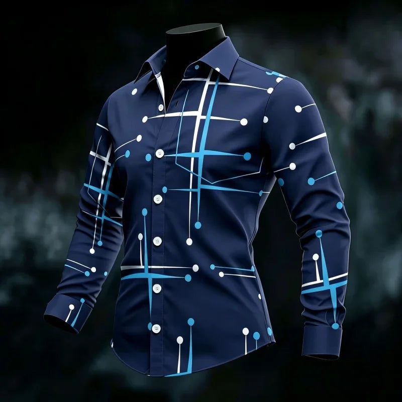 Men's Long-Sleeve Casual Shirt