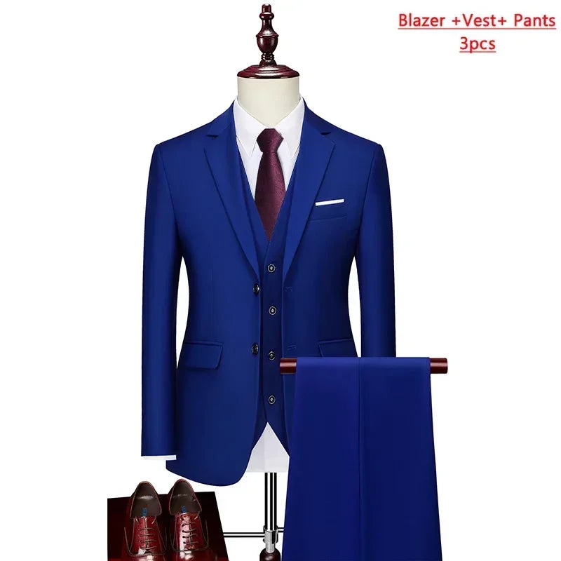 Men's Slim Fit Suit — Two- and Three-Piece Options