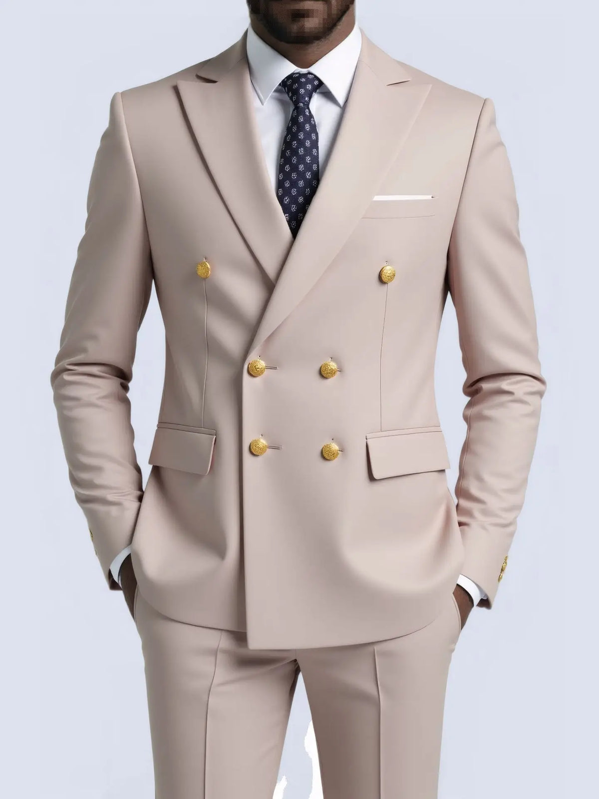 Men's Double-Breasted Occasion Suit