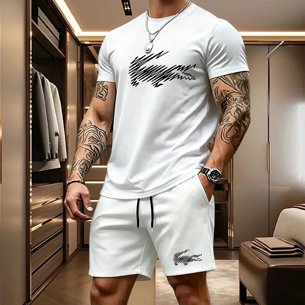 Men's Top & Shorts Set