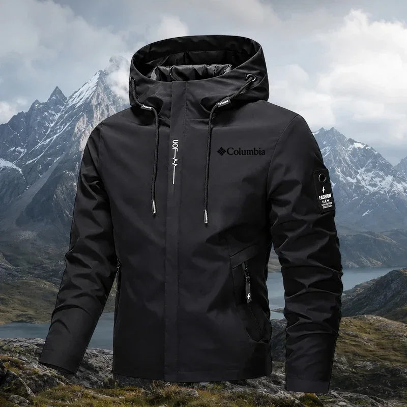 Men's Hooded Zip-Up Jacket