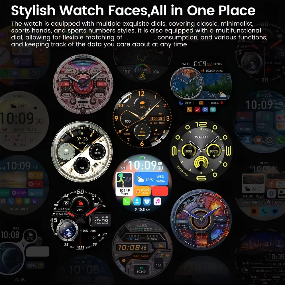 1.52-Inch Calling Smartwatch with Music Control