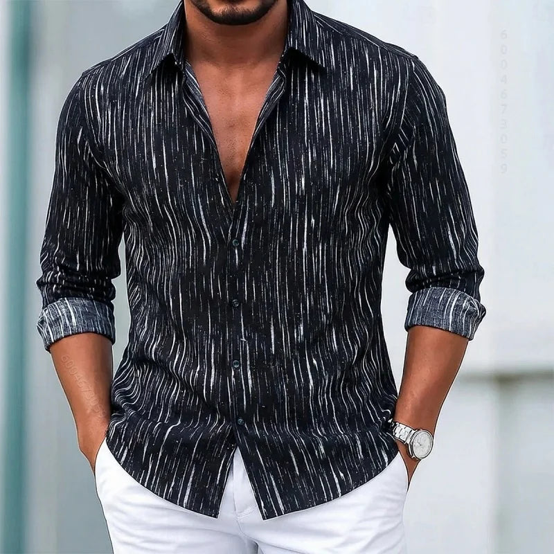 Men's Graphic Print Casual Shirt