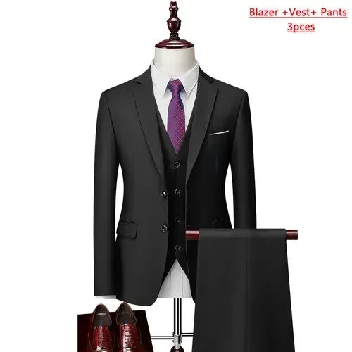 Men's Slim Fit Suit — Two- and Three-Piece Options