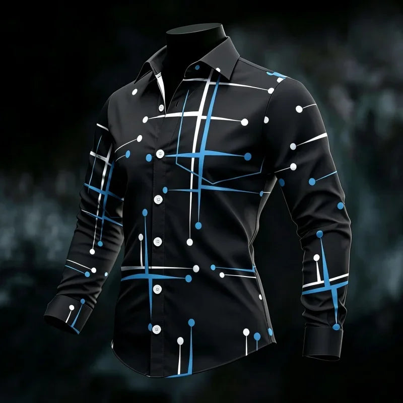 Men's Long-Sleeve Casual Shirt