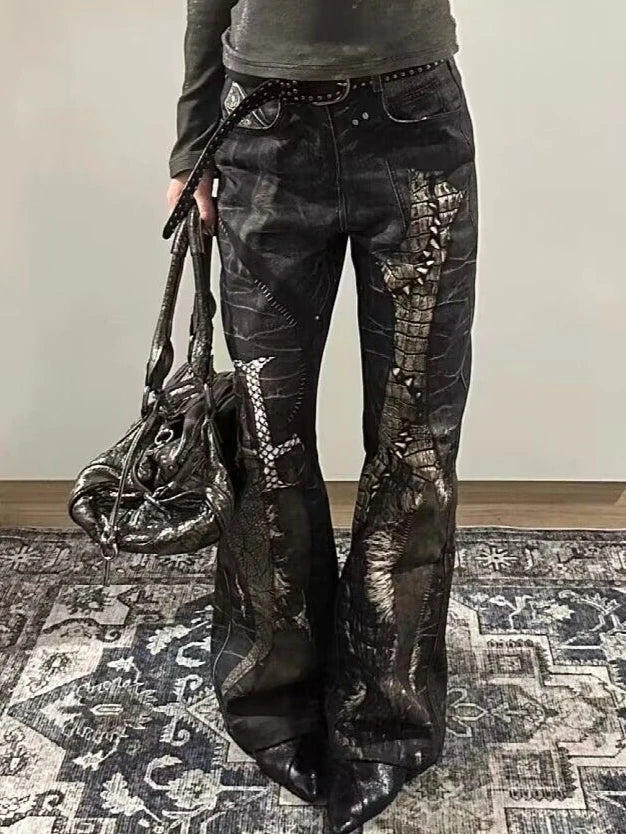 Women's High-Waist Flare Jeans — product view