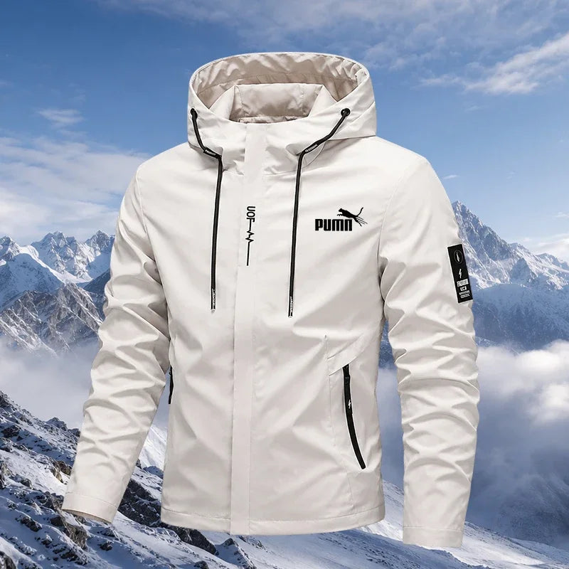 Men's Hooded Zip-Up Jacket