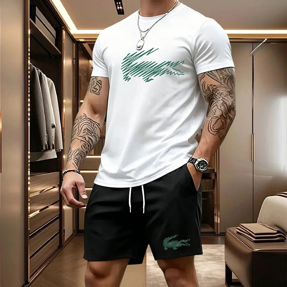 Men's Top & Shorts Set