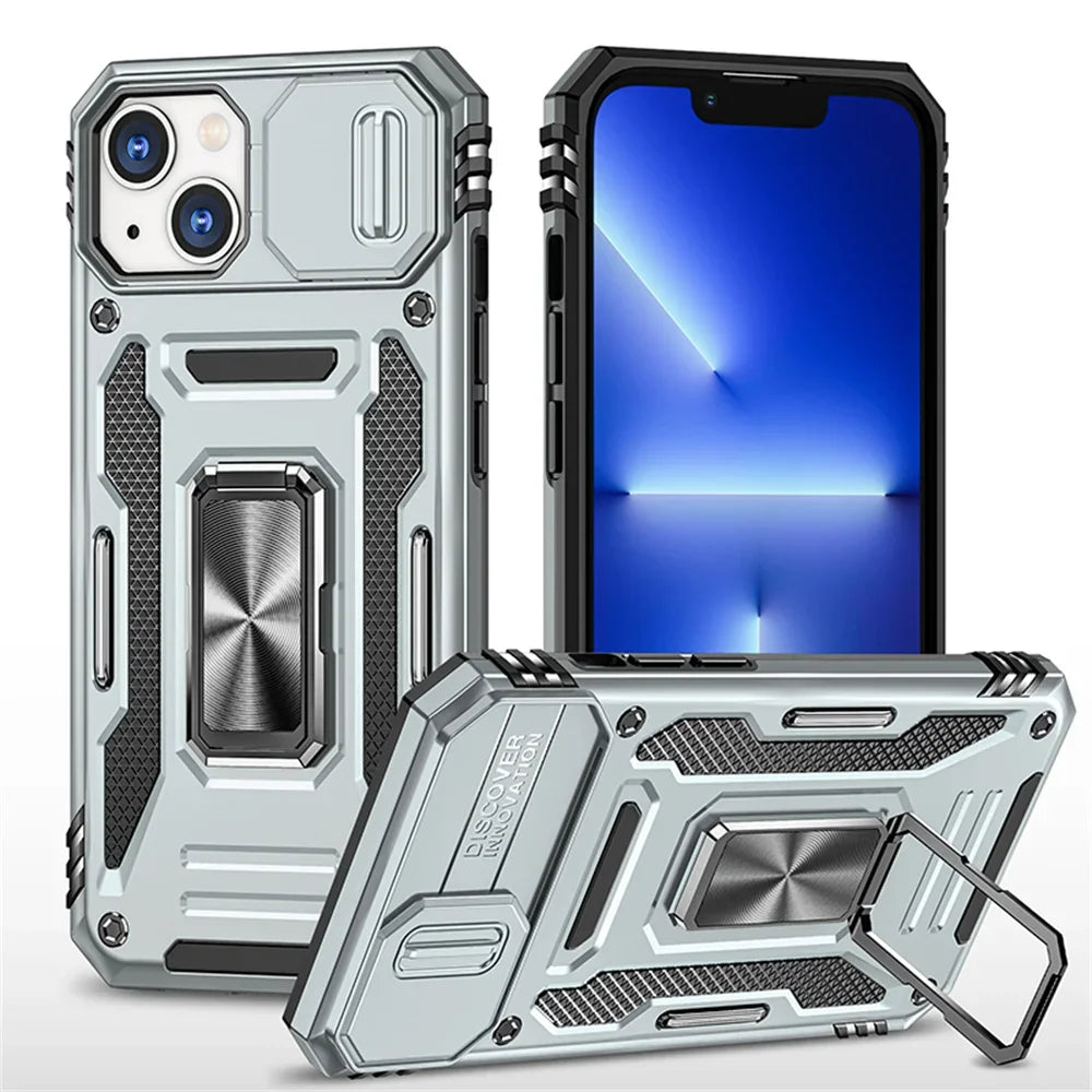 Ring Stand Phone Case for iPhone 13, iPhone 13 Pro, iPhone 12 Pro Max, iPhone 12 Pro, iPhone 12, iPhone 11 Pro Max, iPhone 11 Pro, iPhone 11, iPhone 15 Pro Max, iPhone 15 Plus, iPhone 15 Pro, iPhone 15, iPhone 14 Pro Max & More Models