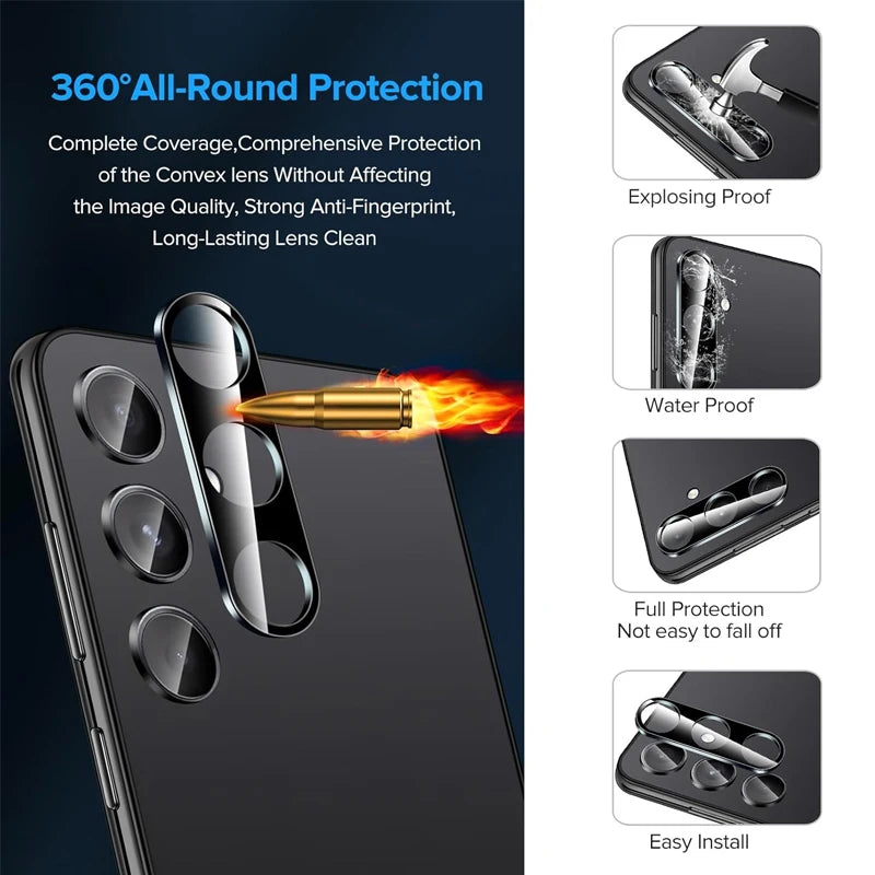 Tempered Glass Screen & Camera Protector Set for Samsung Galaxy S22, S26, S22 Plus, S23 Plus, S26 Plus, S23 FE, S25 edge, S26 Ultra, S24 FE, S23, S24 Plus, S24 Ultra, S21 FE, S21, S21 Plus, S25 Ultra, S24, S25, S25 Plus