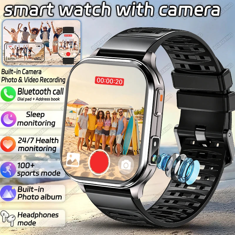 2.01-Inch Calling Smartwatch with Flashlight